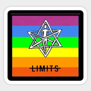 No Limits Merkaba Rainbow #1 Sticker